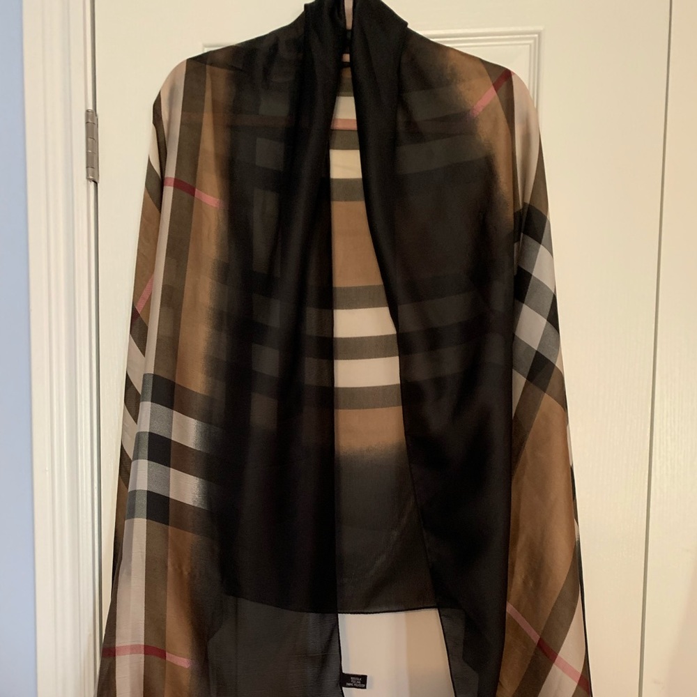 Soft sheer silky scarf
